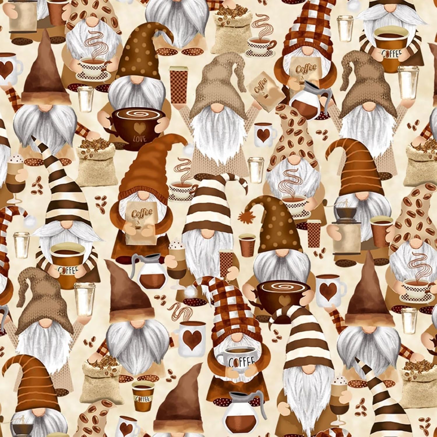Coffee Gnomes - Espresso Yourself - beige